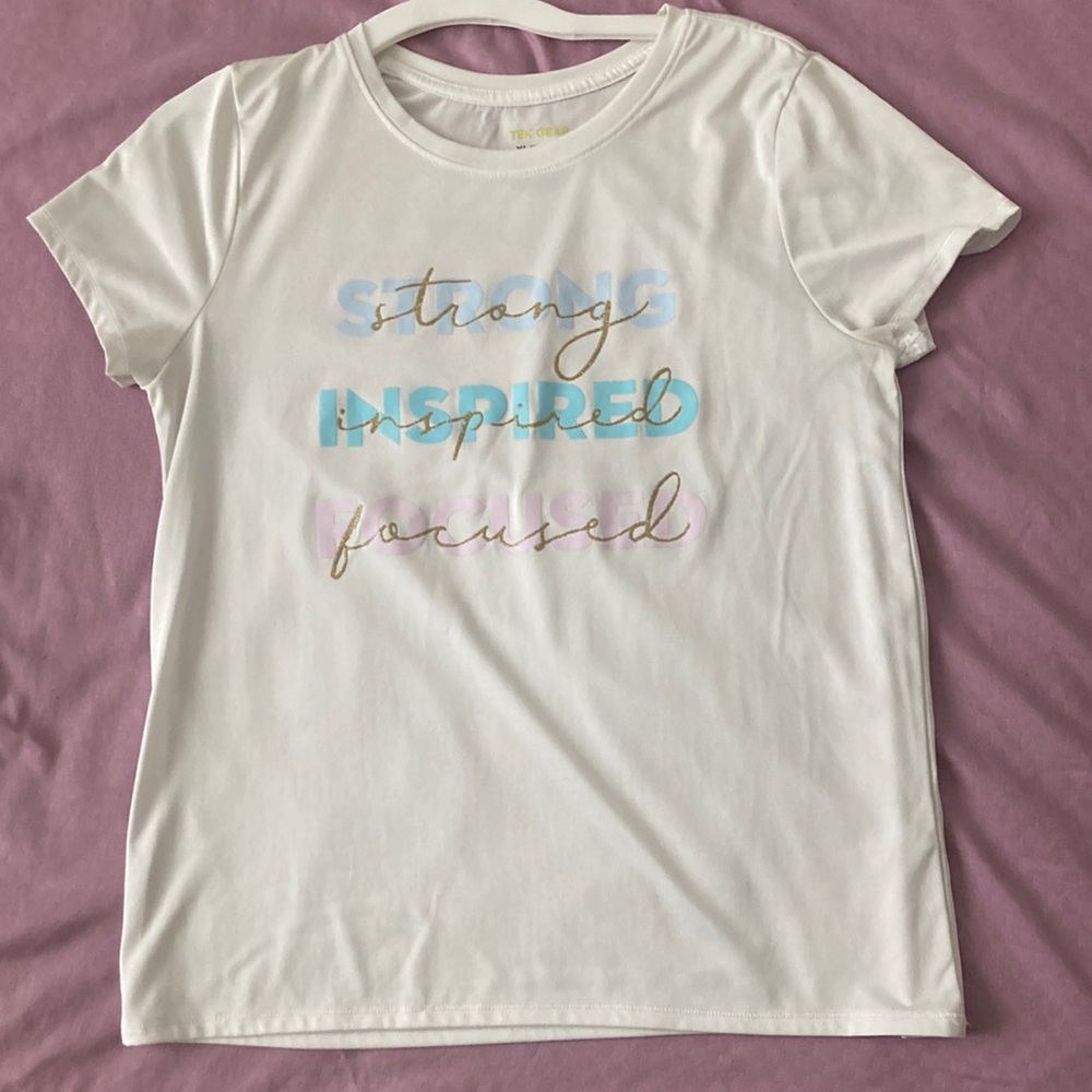 White Shirt With words